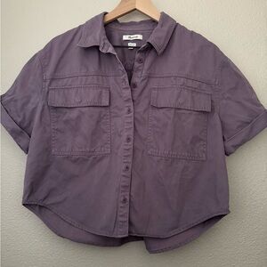 Madewell Lavender Relaxed Shirt